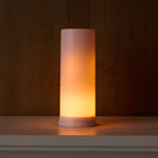 Melrose Plastic Orange 5" Fia Flame with White Finish