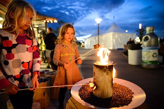 Mini OneLogFire Swedish Torch 1-Hour Burn Time