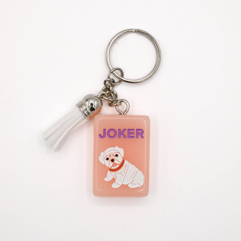 Middle & Main Mahjong GA Bulldog Joker Keychain