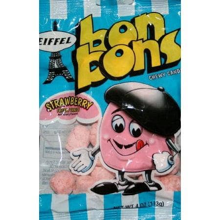 Eiffel Strawberry Bonbon Candy 4oz