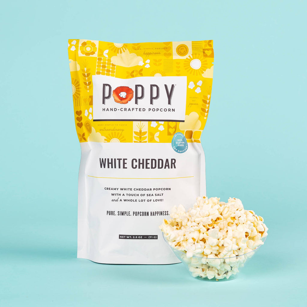 Poppy Popcorn - White Cheddar 6.5oz