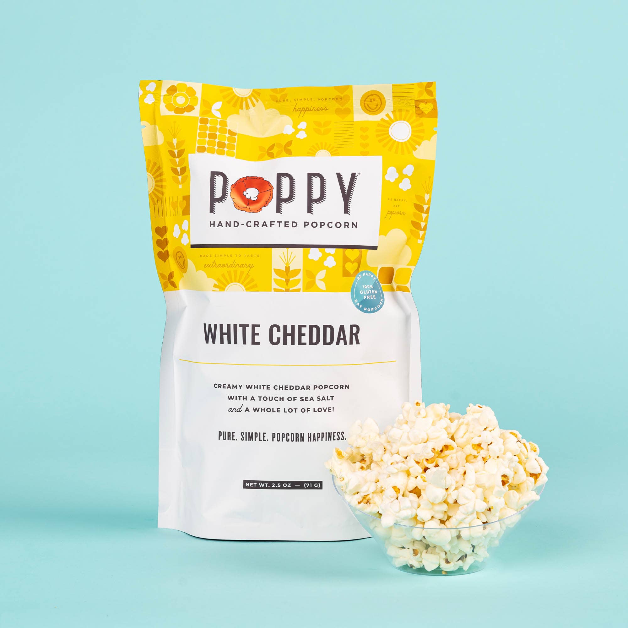 Poppy Popcorn - White Cheddar 6.5oz