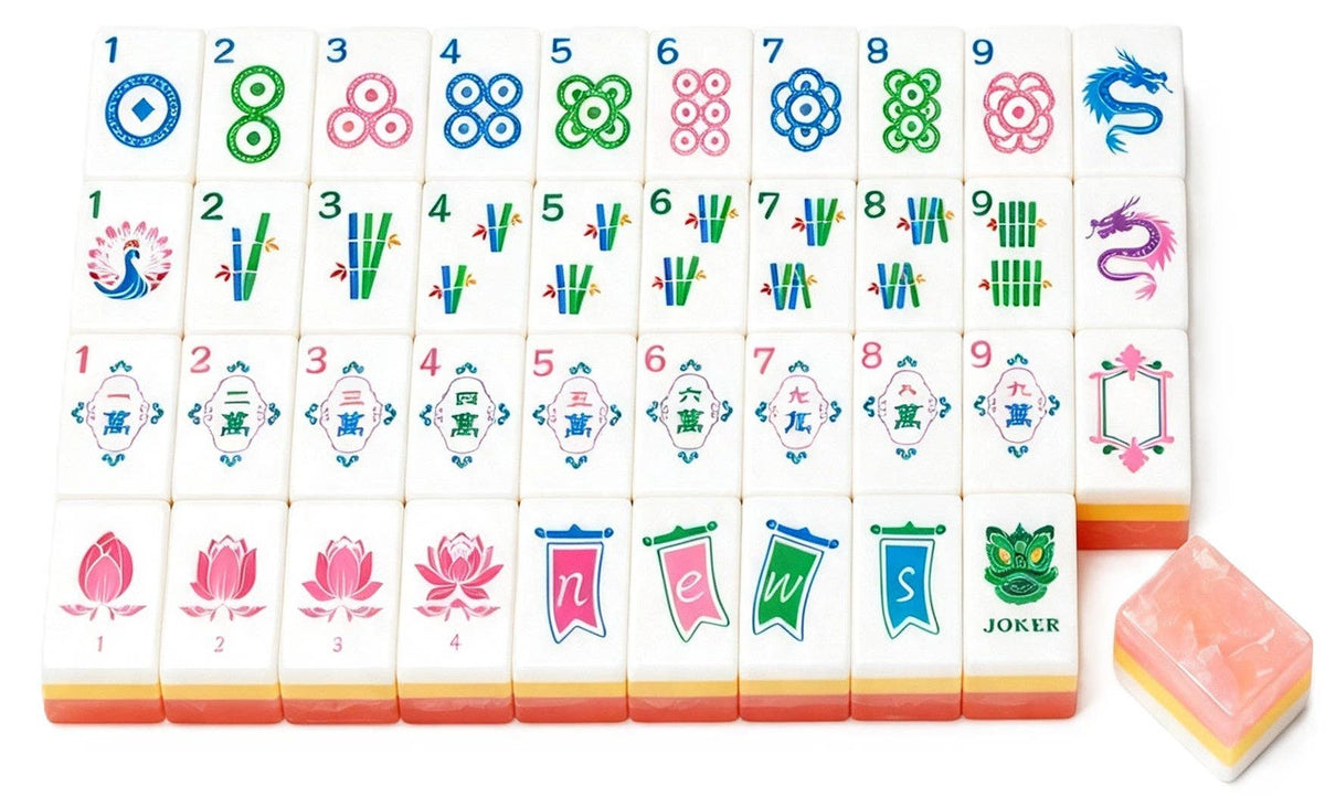 TSP Sunset Lotus Mahjong Tile Set