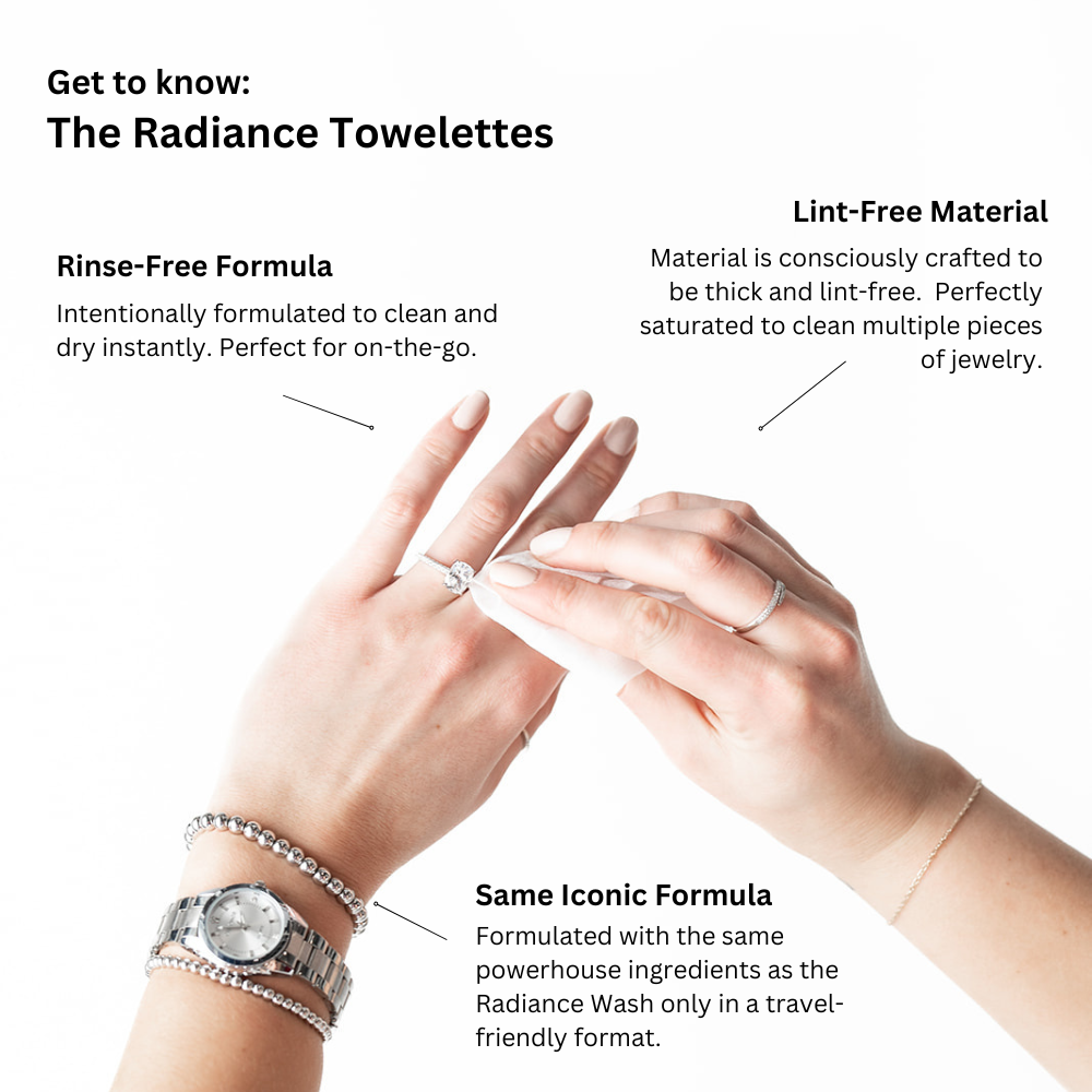 Shinery Radiance Towelettes Luxury Jewelry Wipes