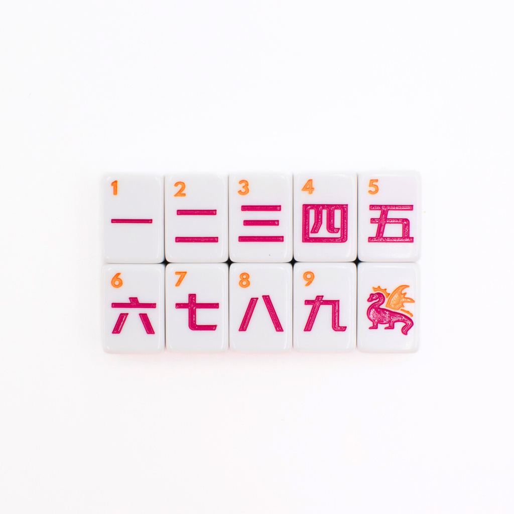 My Fair Mahjong Mini Travel Set in White