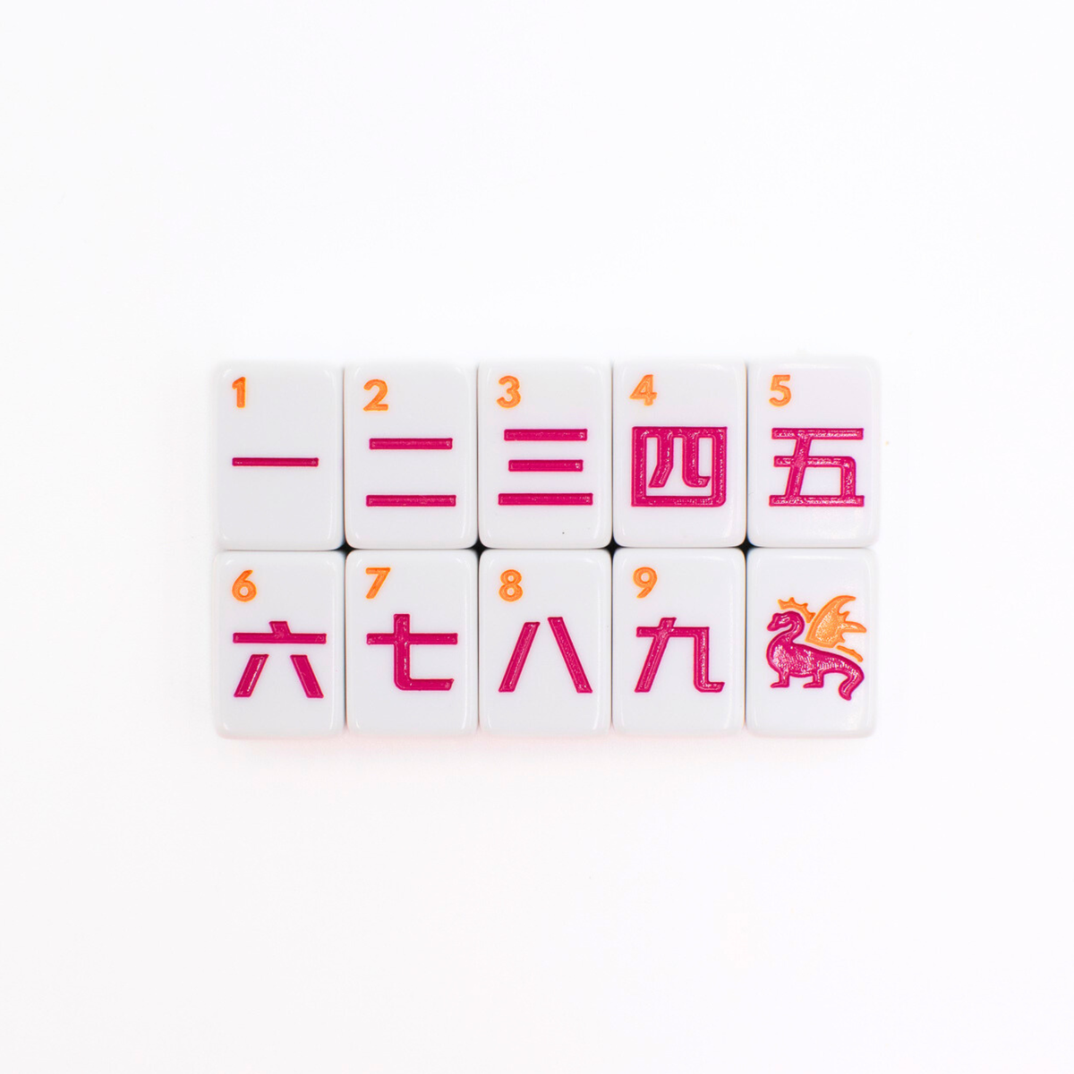 My Fair Mahjong Mini Travel Set in White