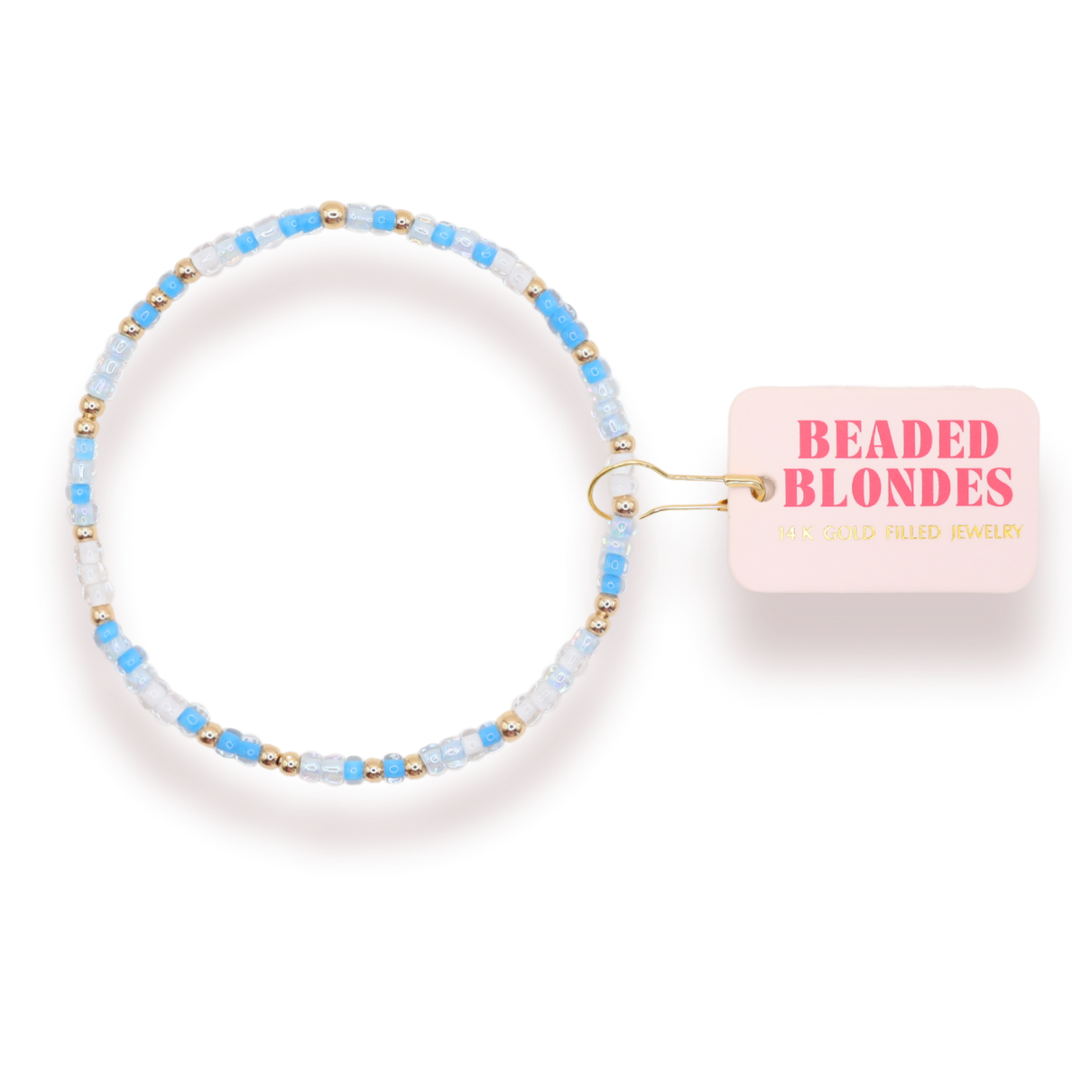 Beaded Blondes Alpha Delta Pi Sprinkle Bracelet Standard 6.75 inch