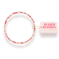 Beaded Blondes Alpha Omicron Pi Sprinkle Bracelet Standard 6.75 inch