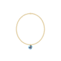 enewton Reflection Birthstone Classic Gold 2mm Bracelet - Small Charm - March
