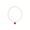 enewton Reflection Birthstone Classic Gold 2mm Bracelet - Small Charm - July