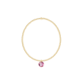 enewton Reflection Birthstone Classic Gold 2mm Bracelet - Small Charm - October