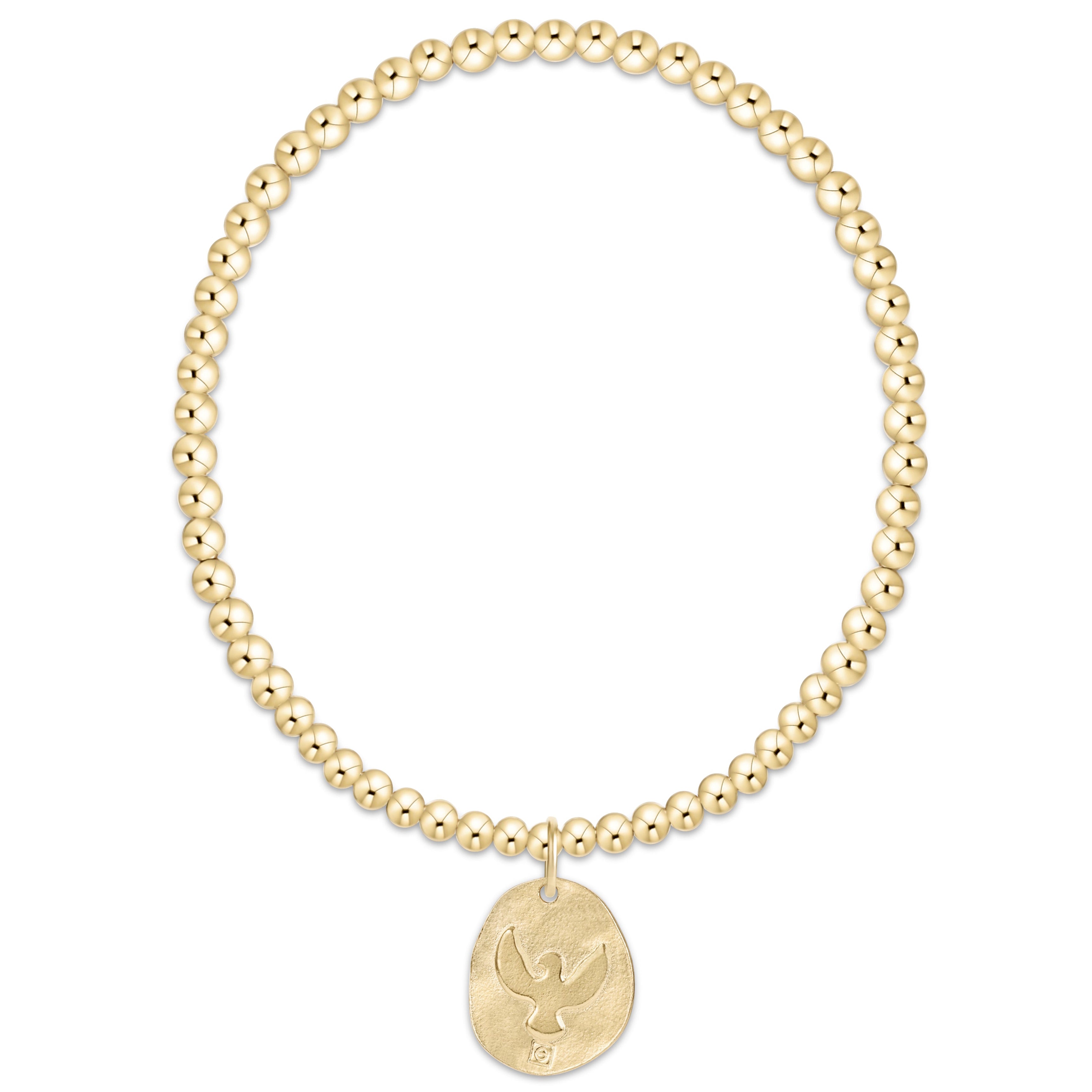 enewton Classic Gold 3mm Bracelet - Inspire America Gold Disc