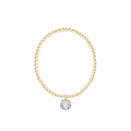 enewton Reflection Birthstone Classic Gold 3mm Bracelet - Large Charm - April