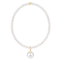 enewton Classic Pearl 3mm Bracelet - Classic Pearl 10mm Charm