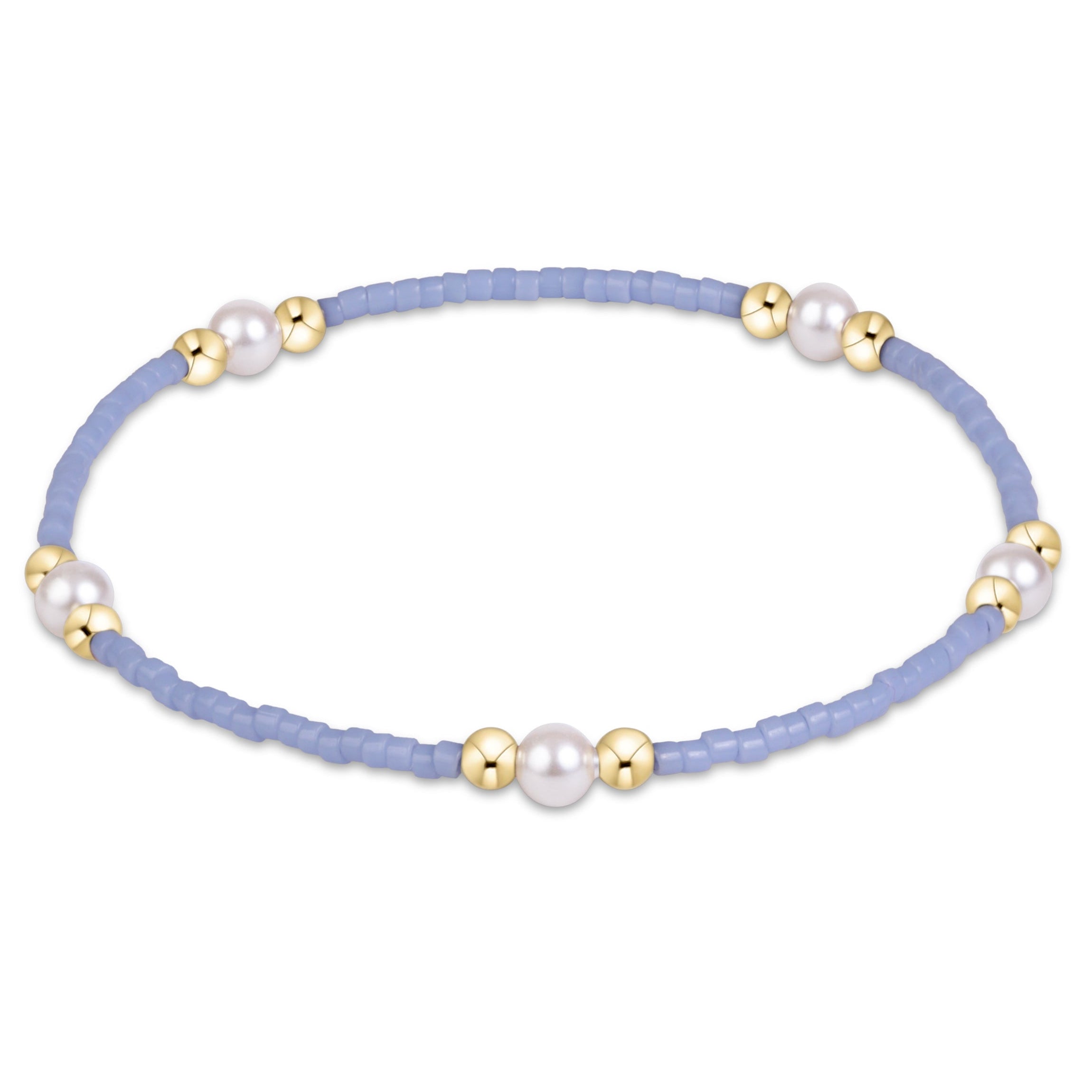 enewton Hope Purpose Pearl Bracelet - Light Blue
