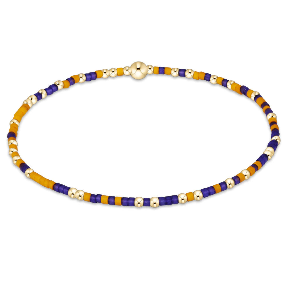 enewton Gameday Hope Unwritten Bracelet - Purple-Golden Yellow