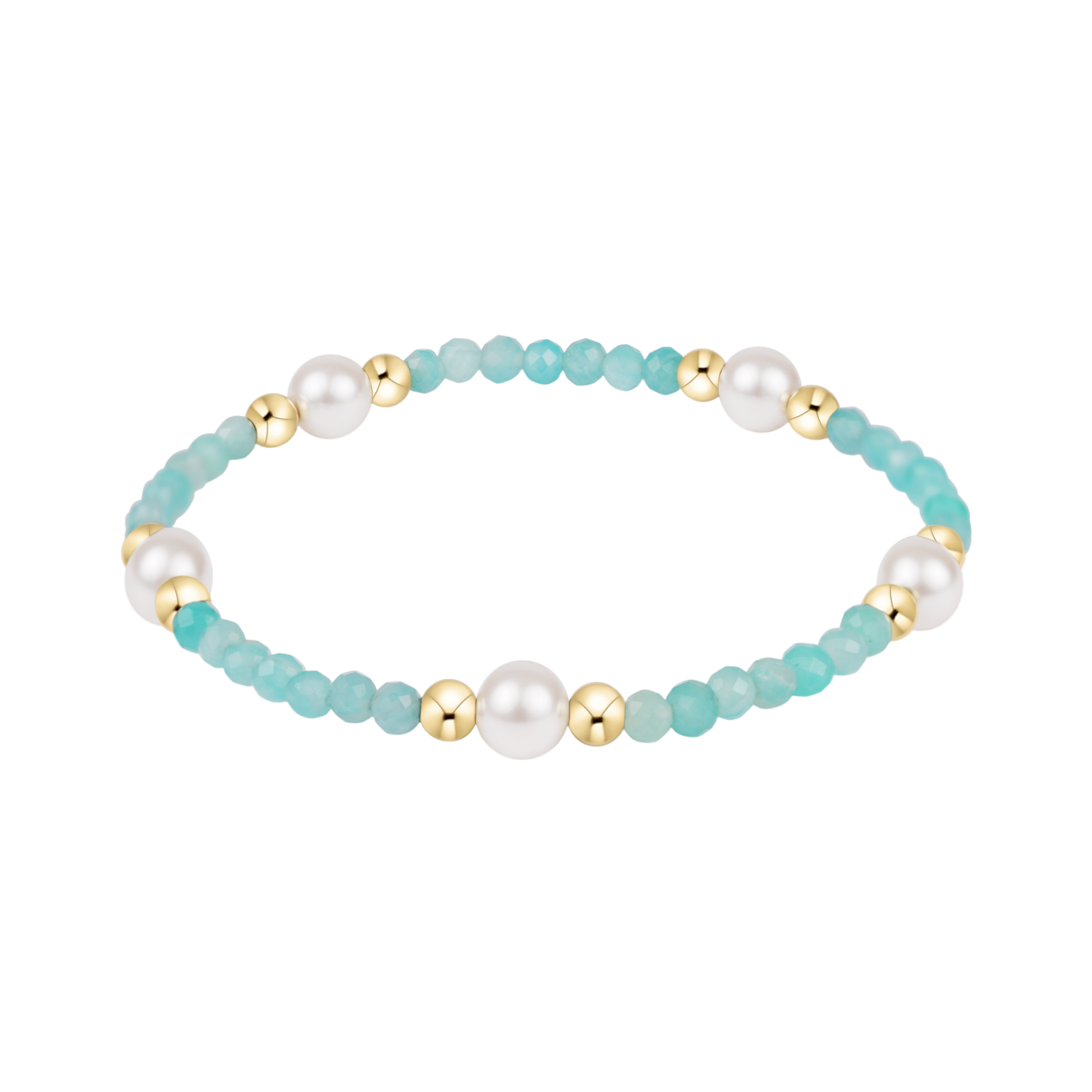 enewton Purpose Pearl 6mm Gem Bracelet - Amazonite