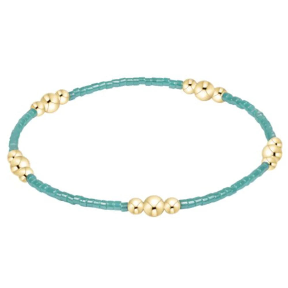 enewton Hope Purpose Gold Bracelet - Sea Glass