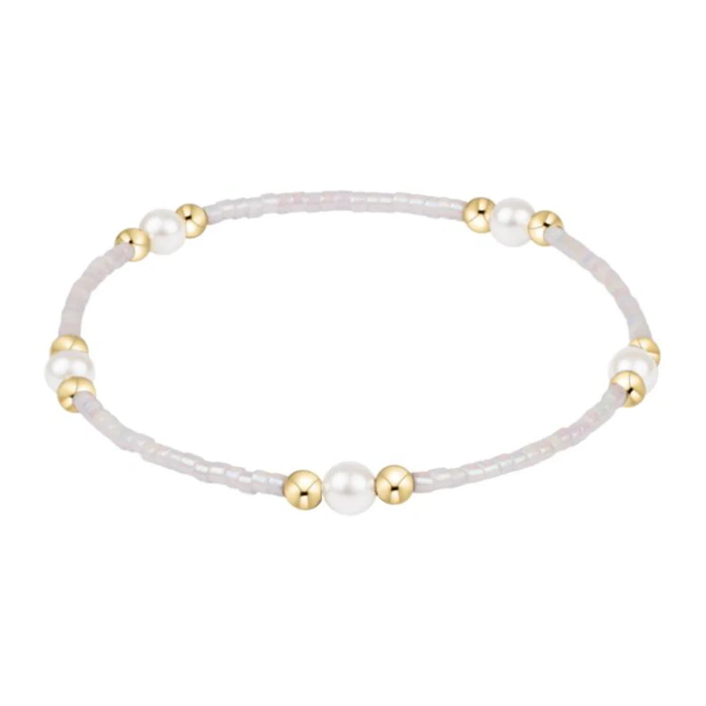 enewton Hope Purpose Pearl Bracelet - Silky White
