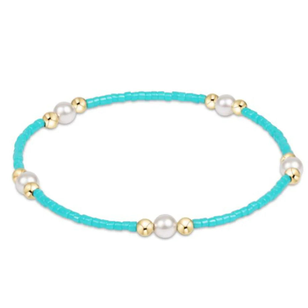 enewton Hope Purpose Pearl Bracelet - Turquoise