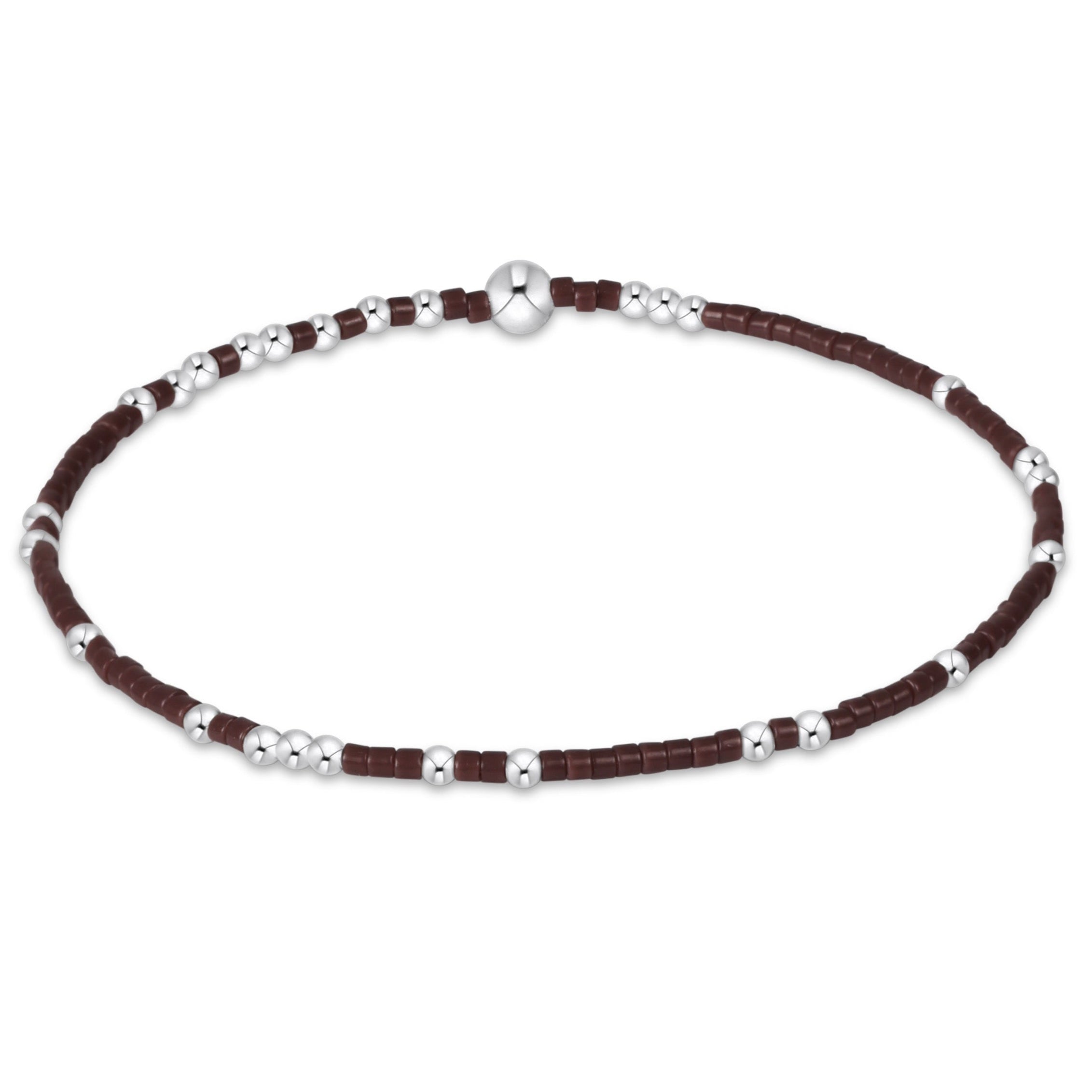 enewton Hope Unwritten Sterling Bracelet - Chocolate