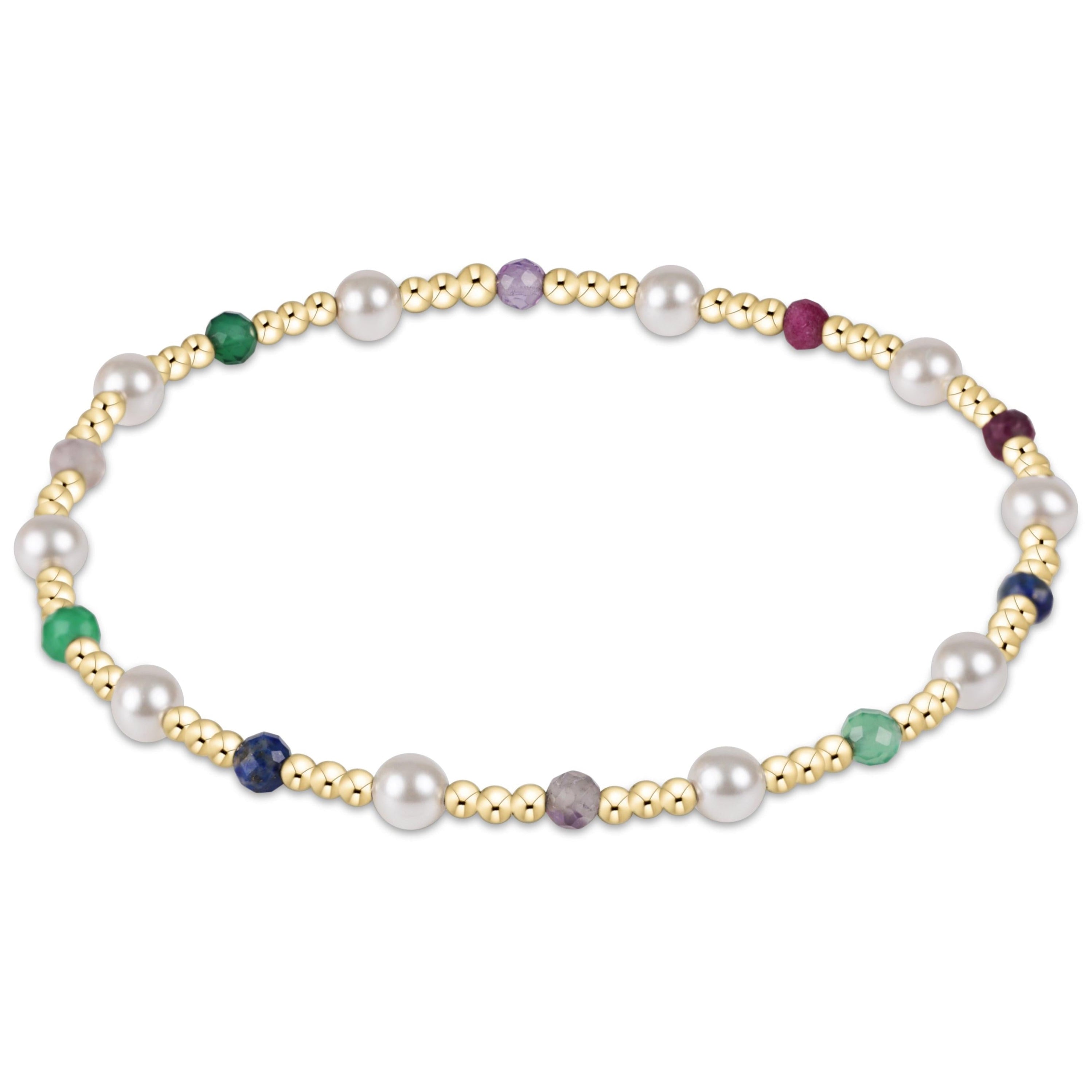 enewton Pearl Sincerity Pattern 4mm Bead Bracelet - Hot Mess FW25