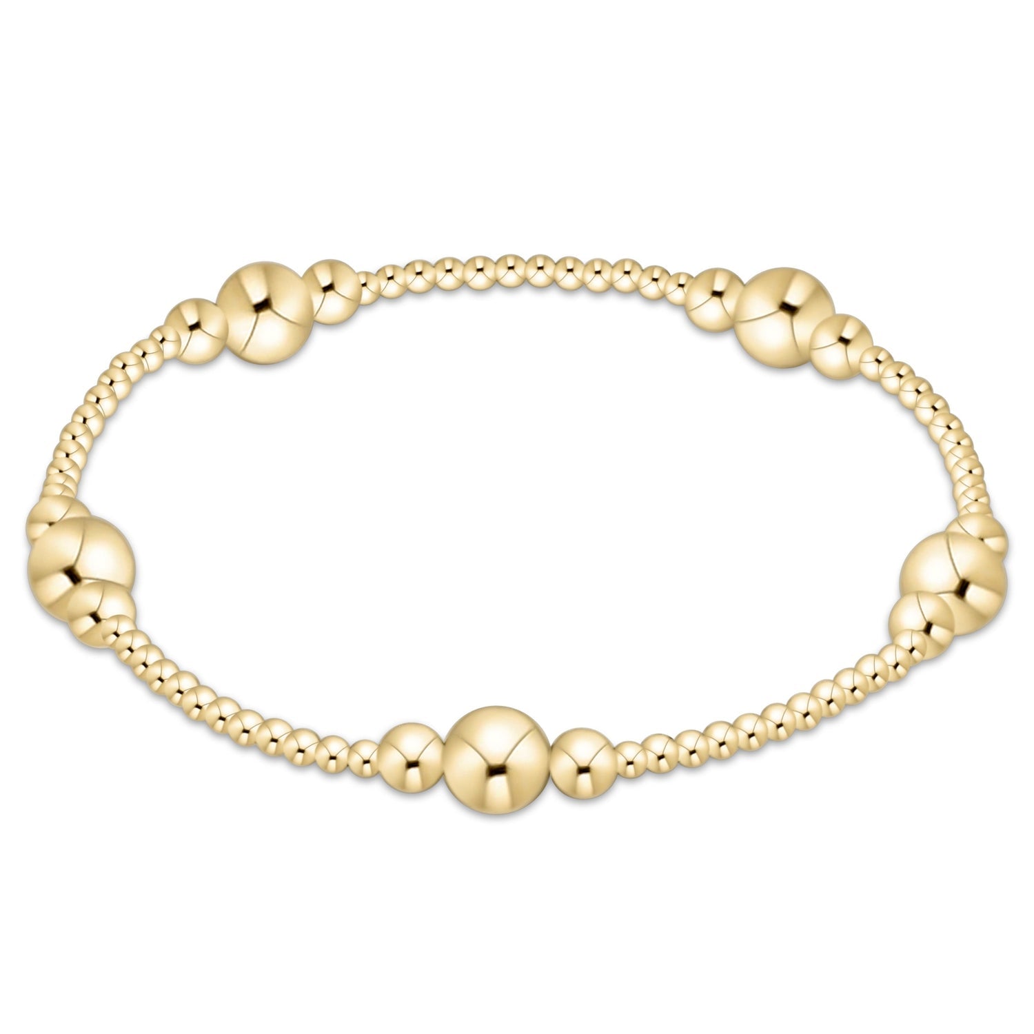 enewton Purpose Gold 6mm Bead Bracelet
