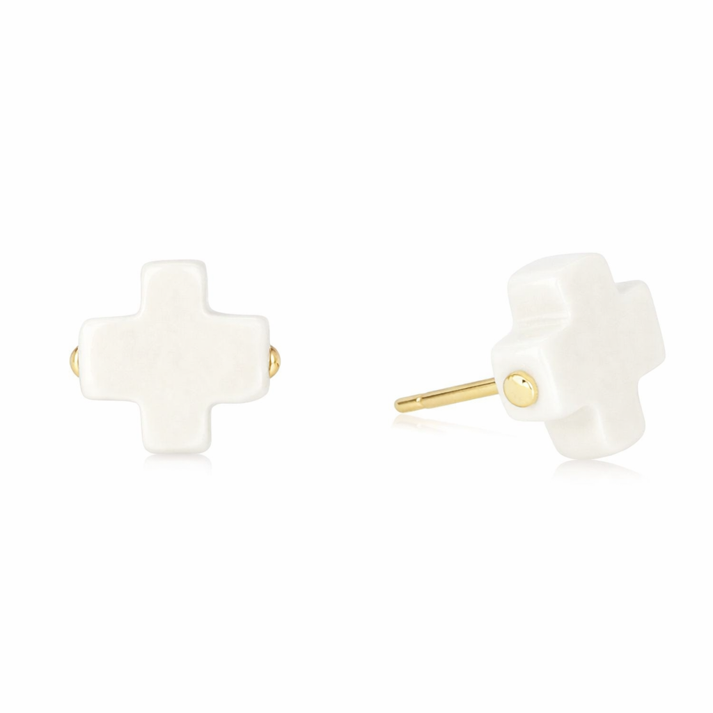 enewton Signature Cross Studs