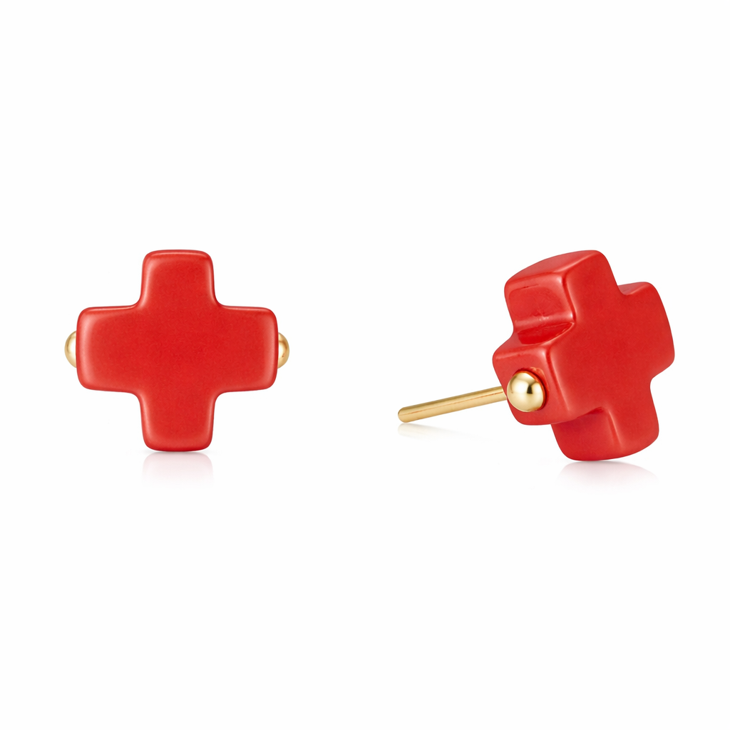 enewton Signature Cross Studs