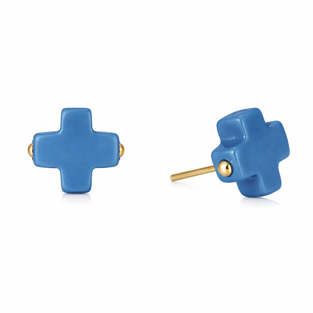enewton Signature Cross Studs