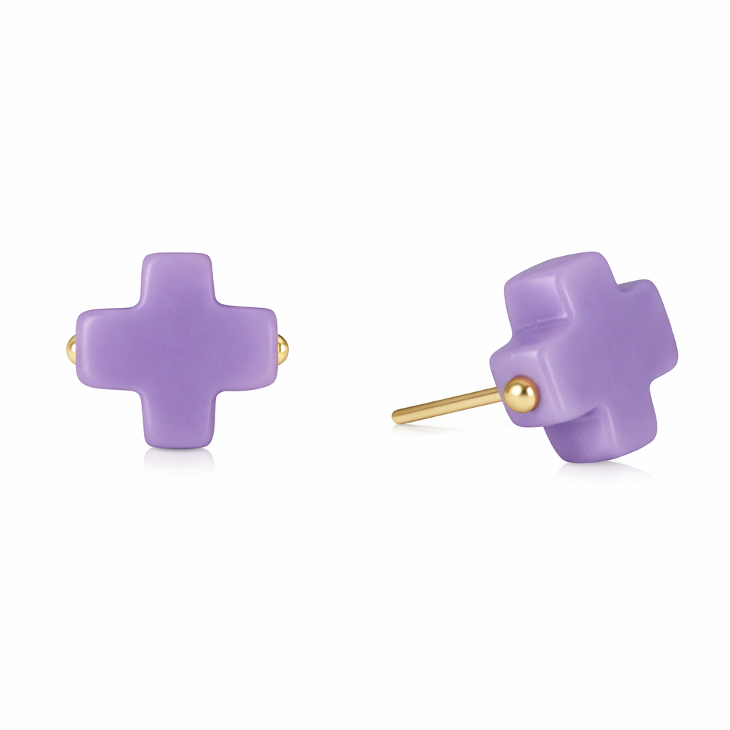 enewton Signature Cross Studs
