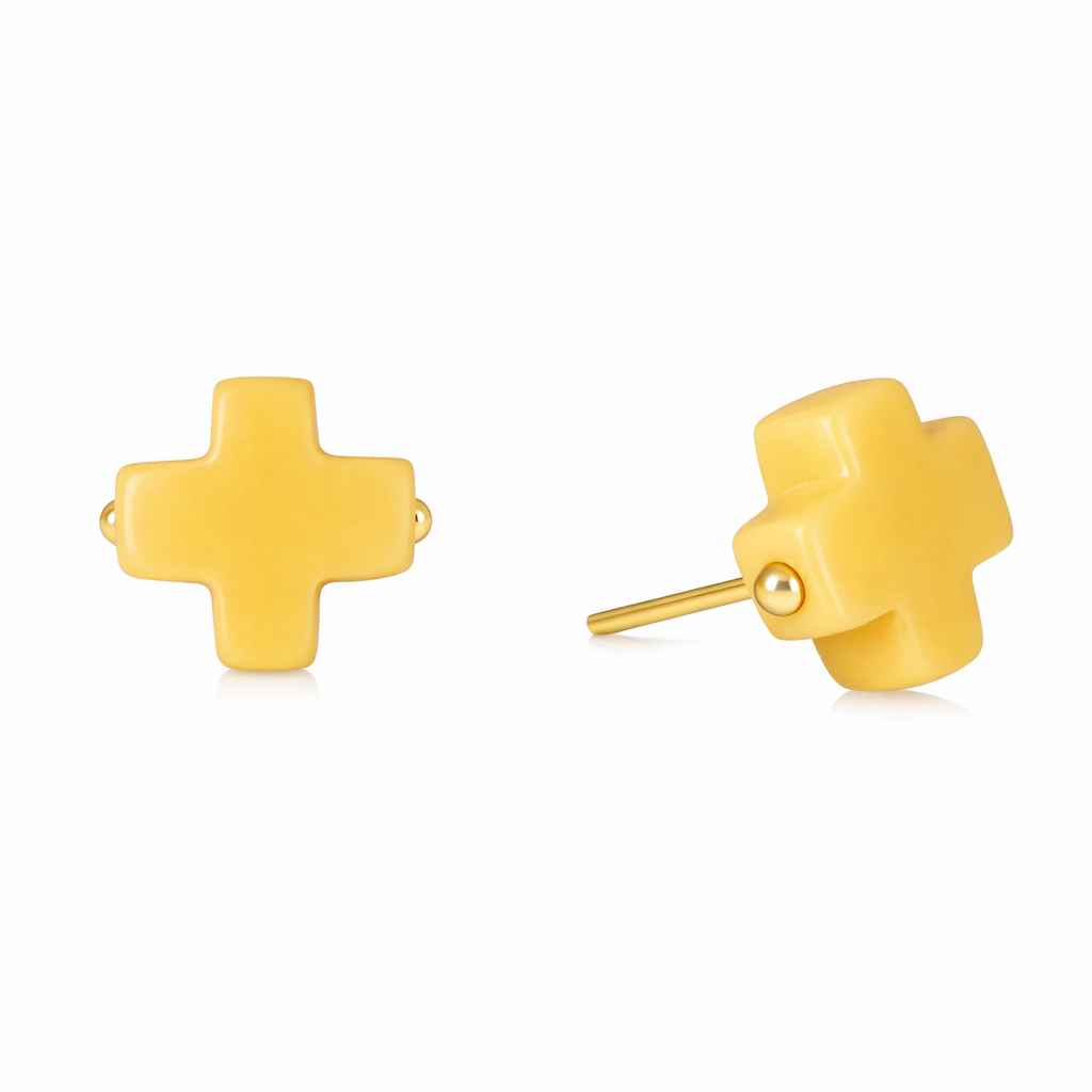 enewton Signature Cross Studs