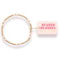 Beaded Blondes Bethani Pearl Bracelet Standard 6.75 inch