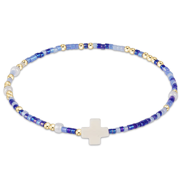 enewton egirl Hope Unwritten Signature Cross Bracelet - Is A Smurf's Butt Blue?