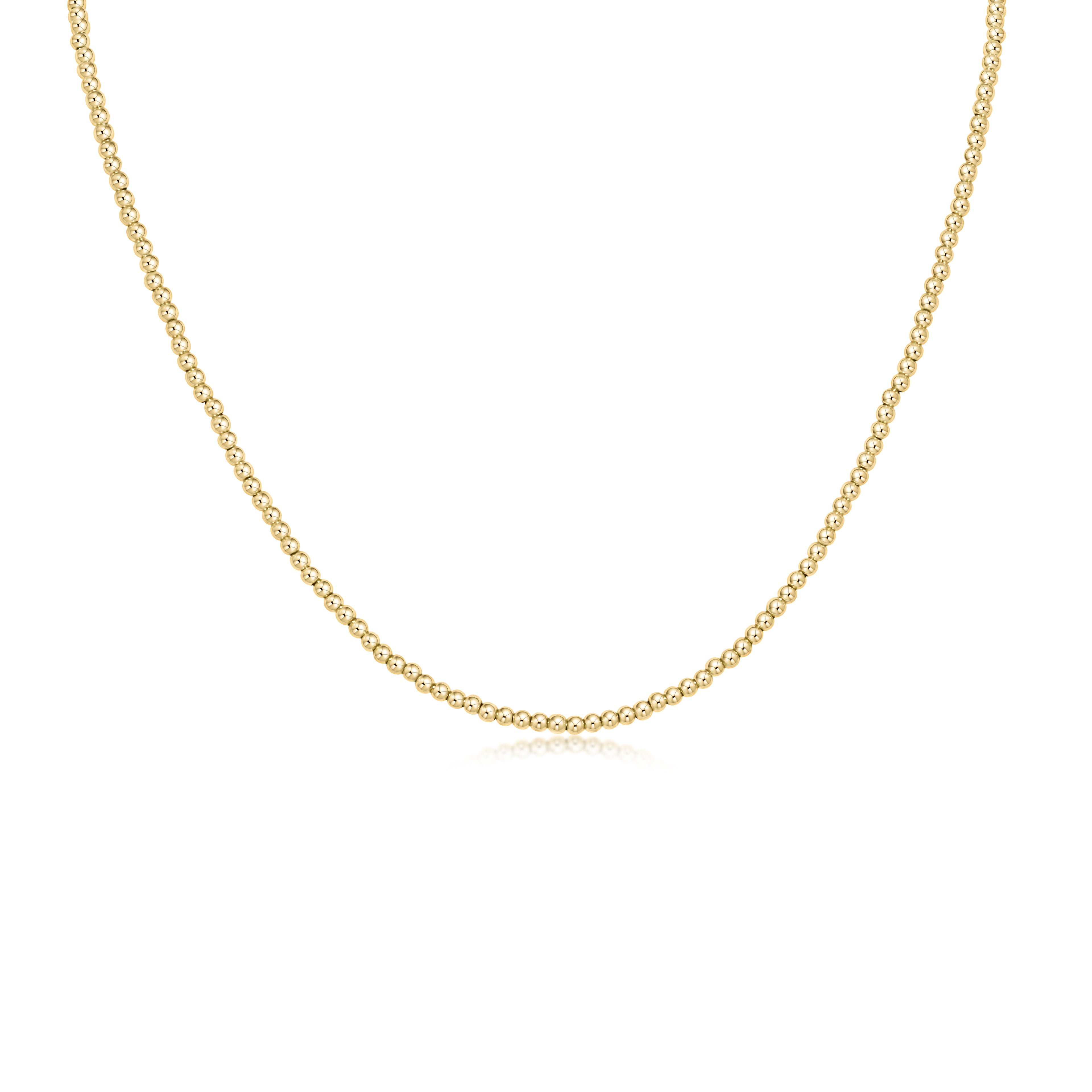 enewton egirl 14" Choker Classic Gold 2mm Bead