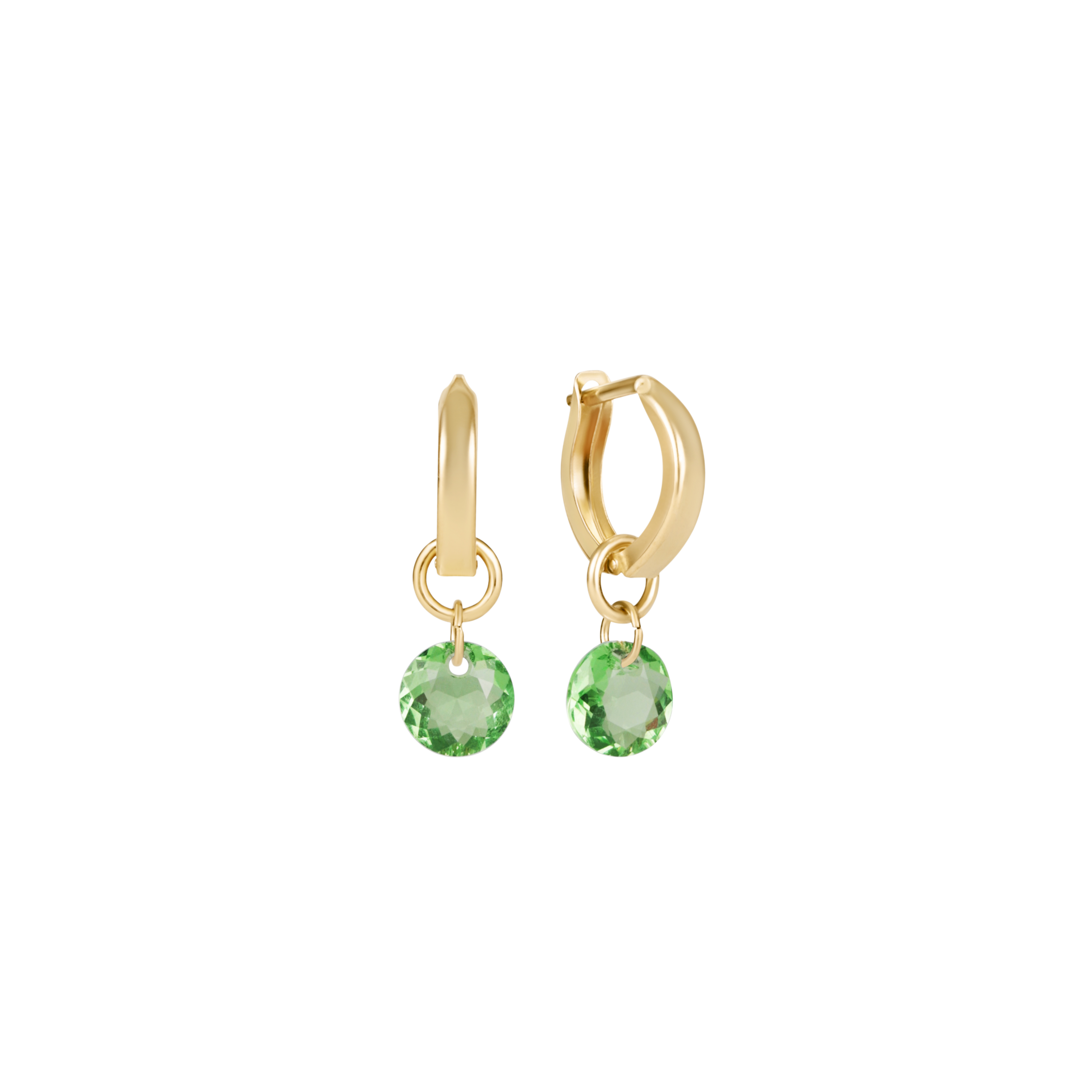 enewton Reflection Birthstone 0.5" Huggie Hoop Earring - Small Charm - August