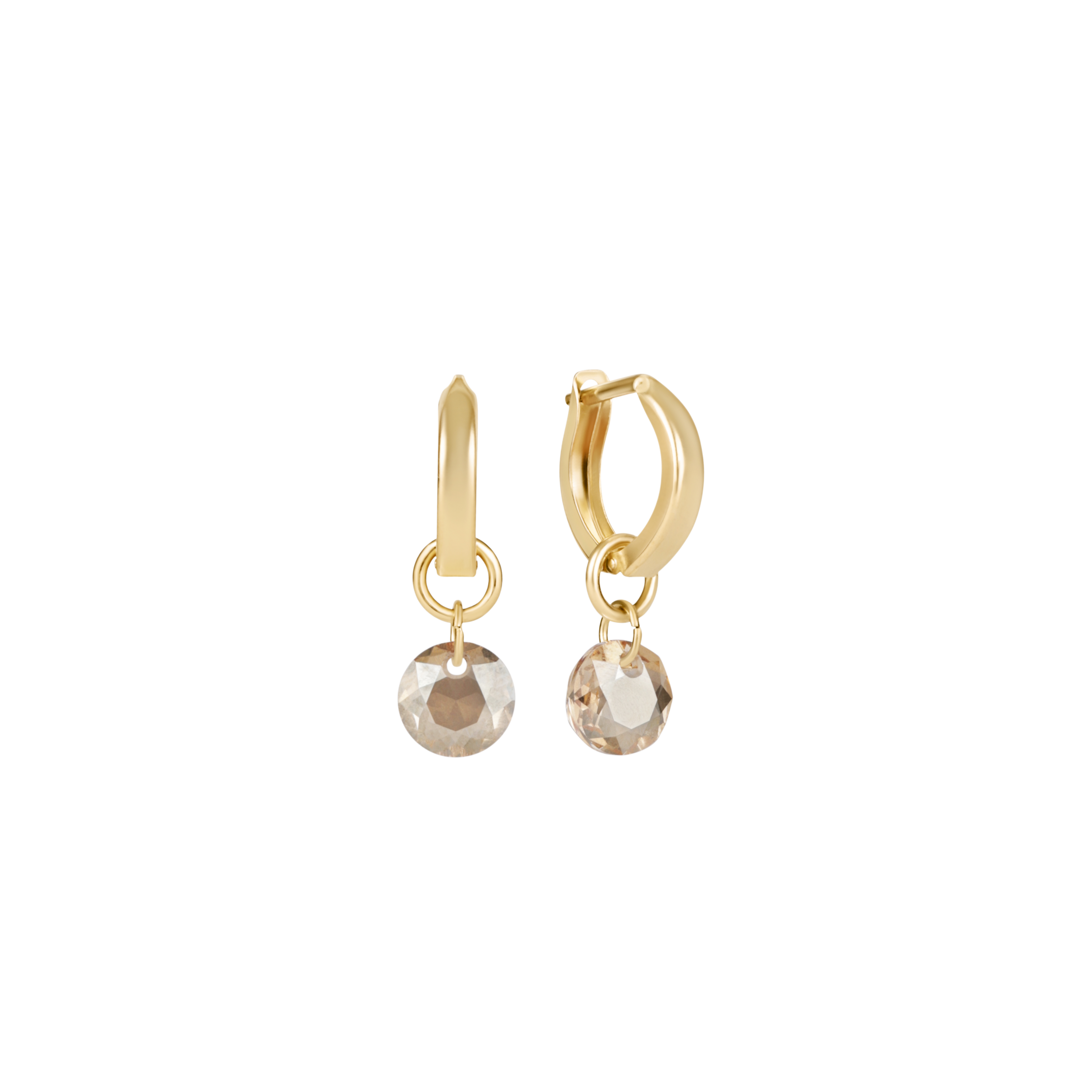 enewton Reflection Birthstone 0.5" Huggie Hoop Earring - Small Charm - November