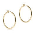 enewton Round Gold 1.25" Hoop - Smooth