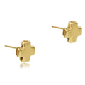 enewton Signature Cross Gold Stud