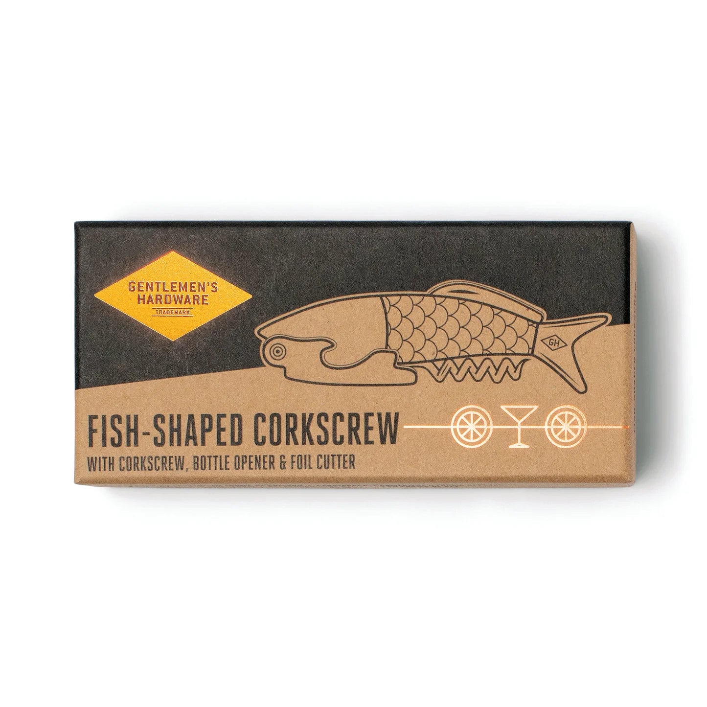 Gentlemen's Hardware Fish Corkscrew