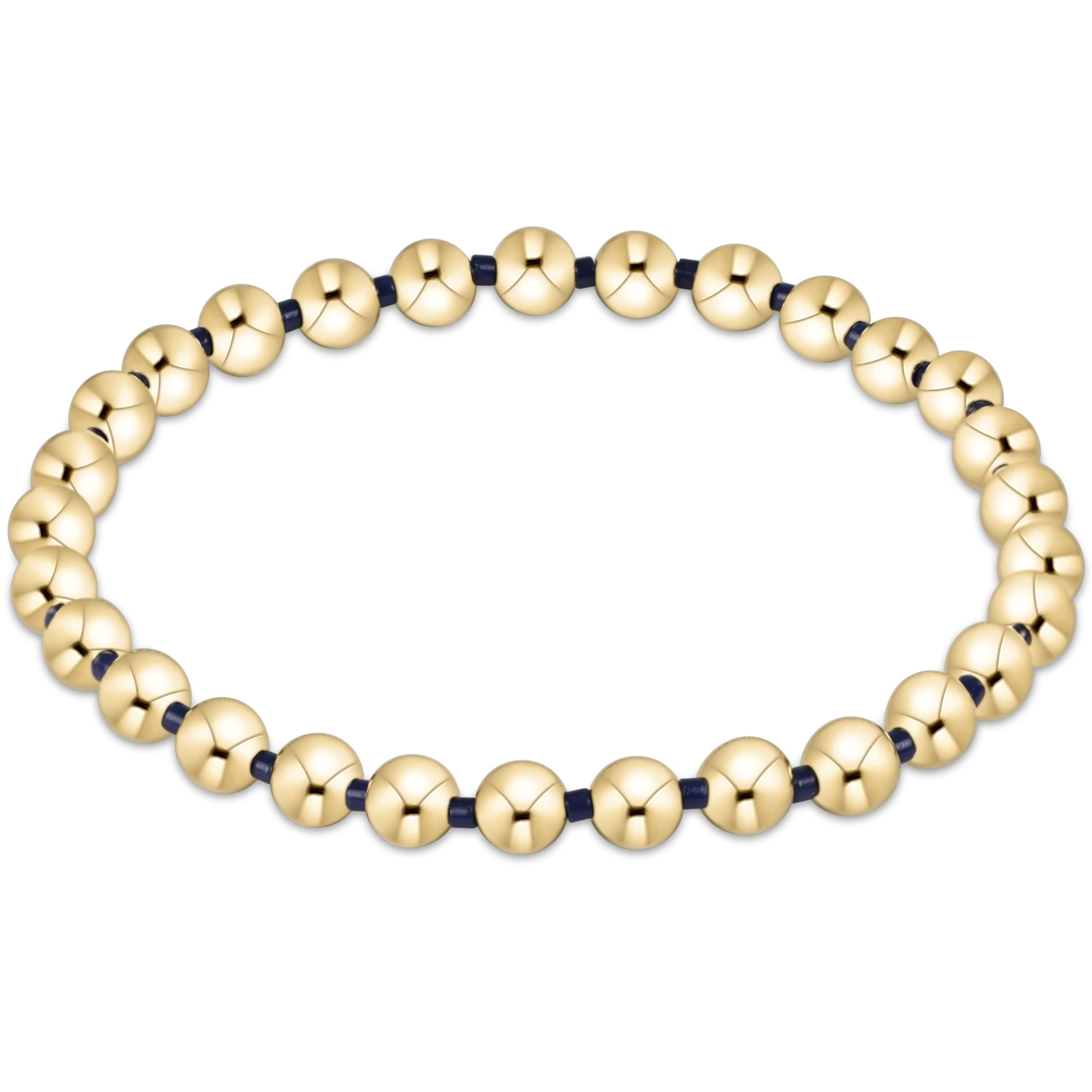 enewton Gameday Hope Grateful 5mm Bead Bracelet - Navy