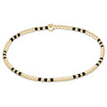 enewton Gameday Hope Joy Pattern 2mm Bead Bracelet - Onyx