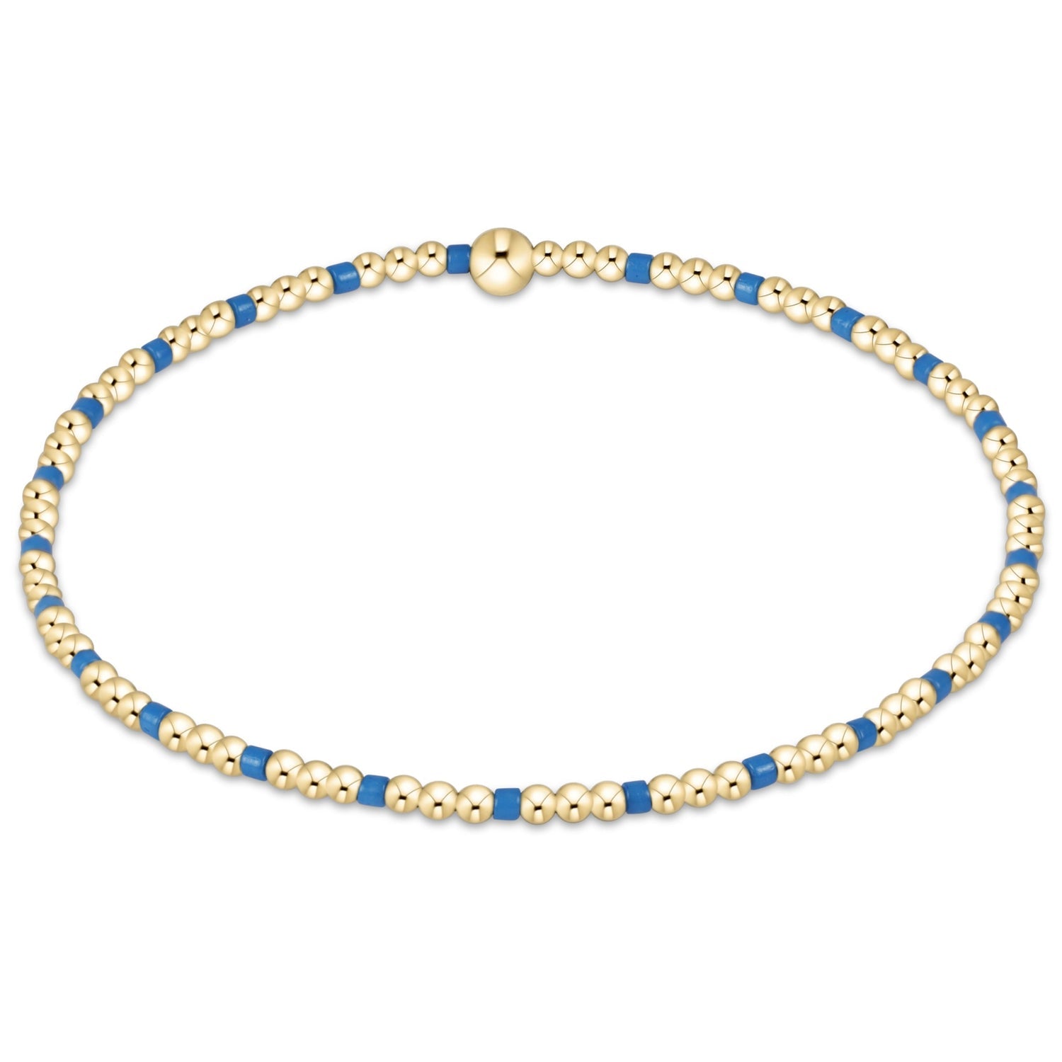 enewton Gameday Hope Sincerity Pattern 2mm Bead Bracelet - Cobalt