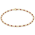 enewton Gameday Hope Sincerity Pattern 2mm Bead Bracelet - Crimson