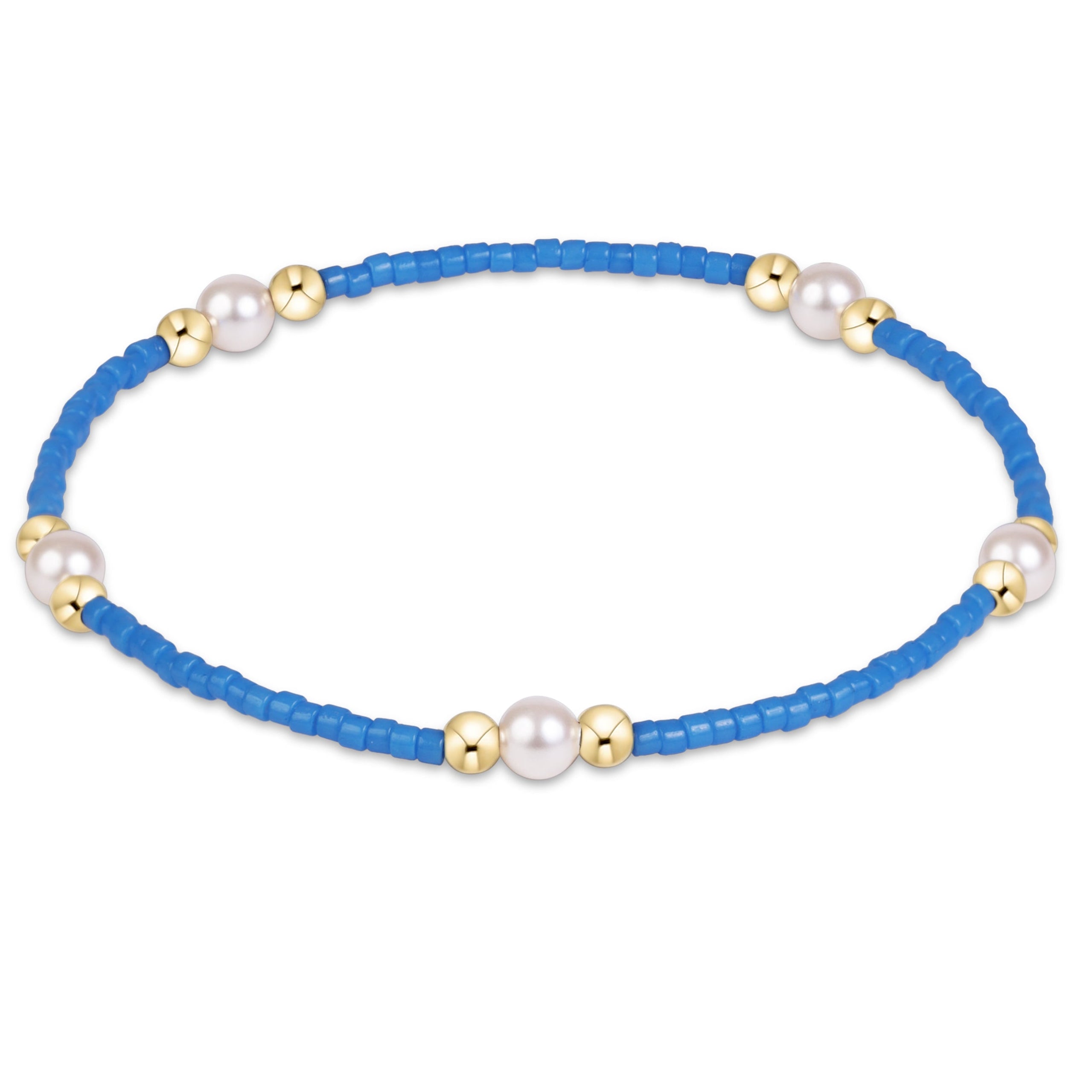 enewton Hope Purpose Pearl Bracelet - Cobalt