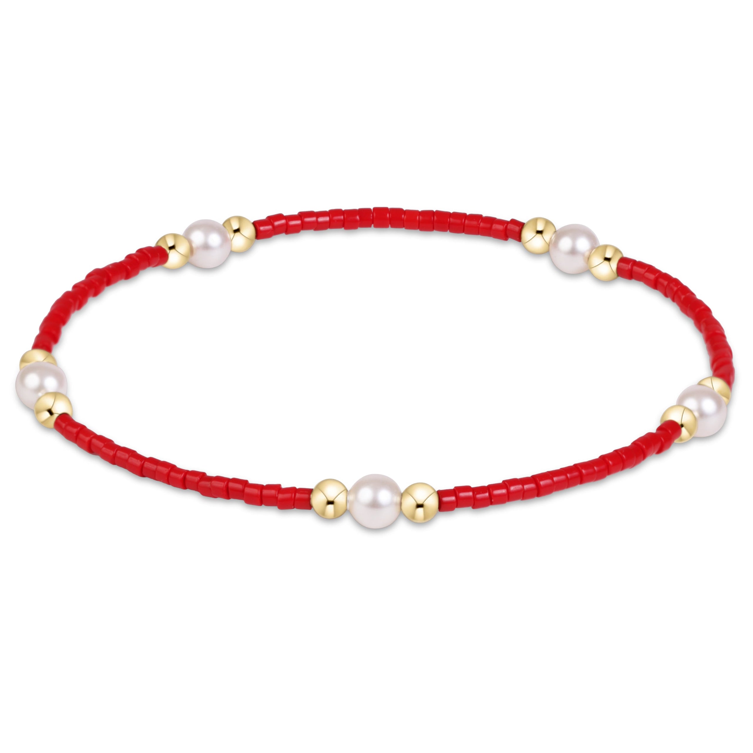 enewton Hope Purpose Pearl Bracelet - Red