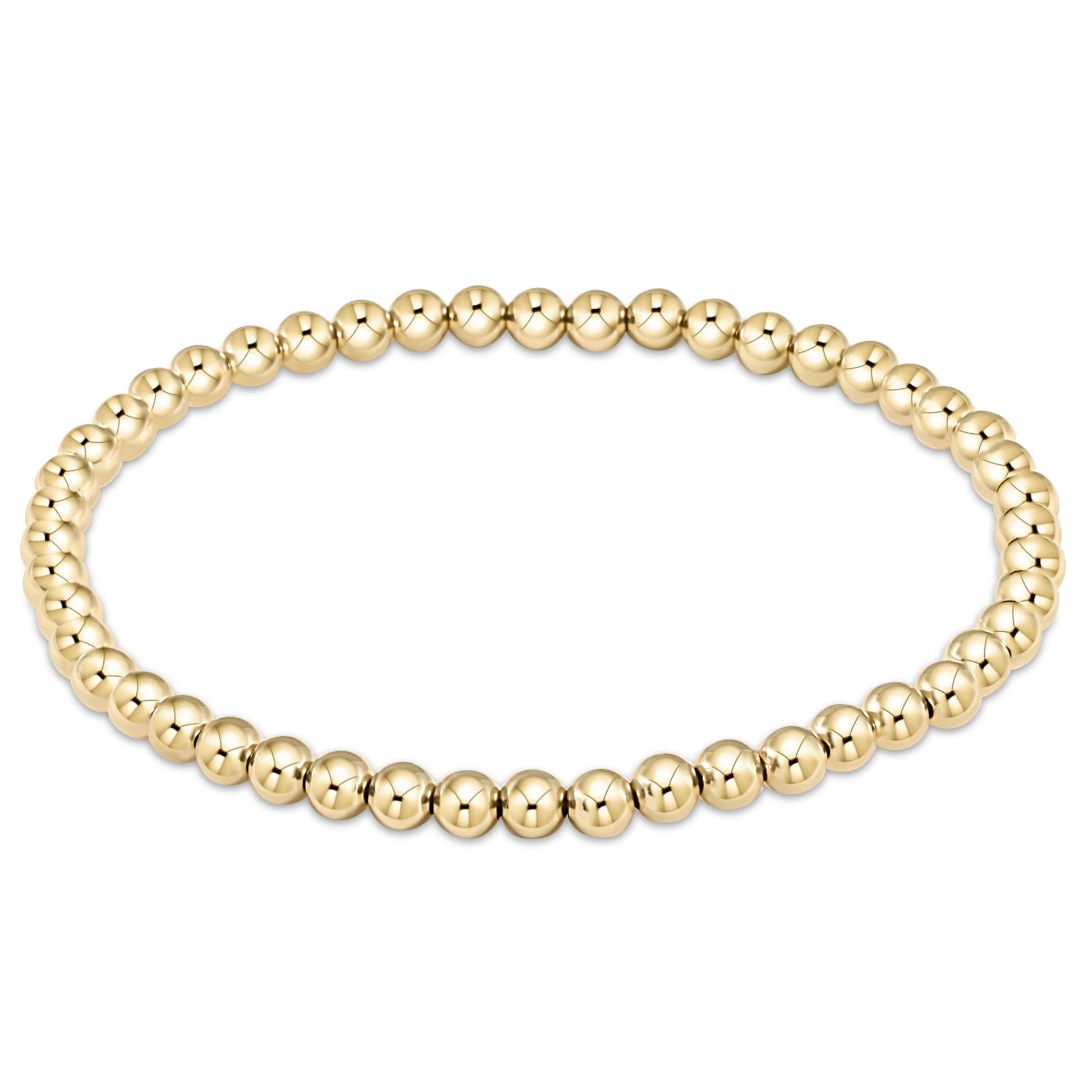 enewton extends - classic gold 4mm bead bracelet