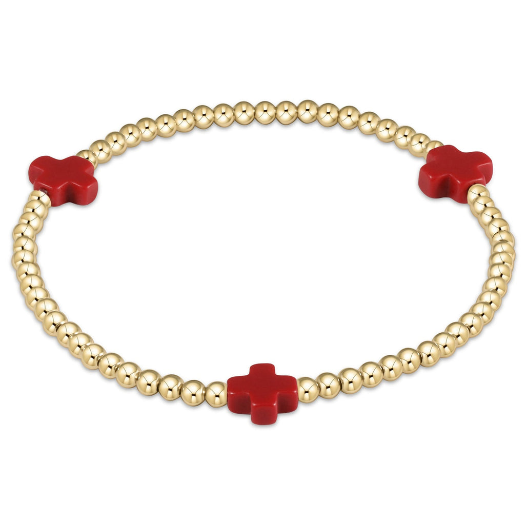 enewton egirl Signature Cross Bracelet Gold