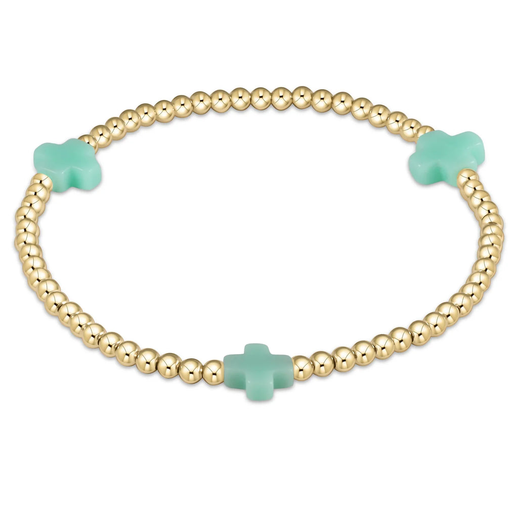 enewton egirl Signature Cross Bracelet Gold