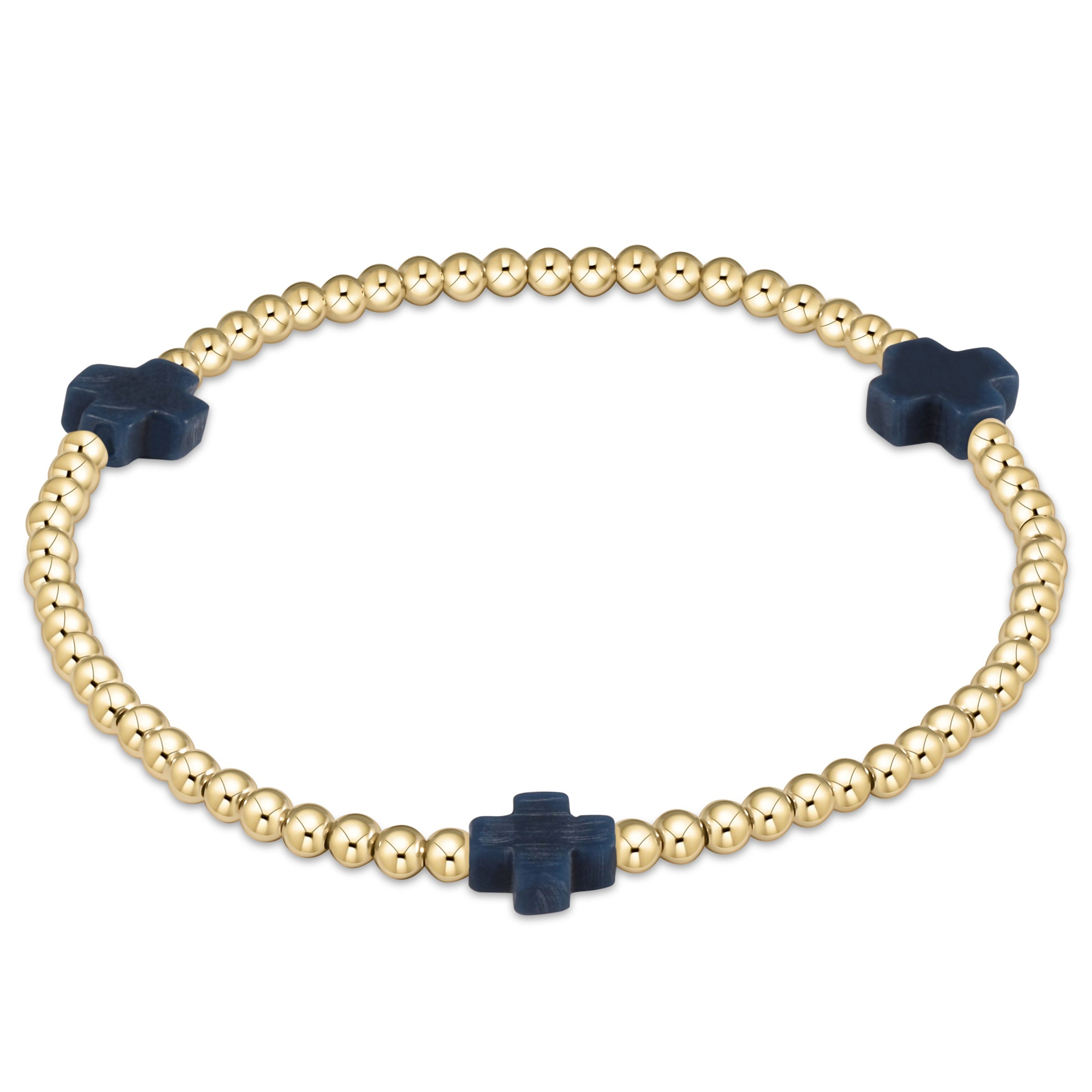enewton egirl Signature Cross Bracelet Gold